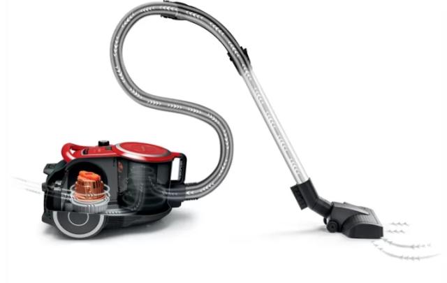 Прахосмукачка Bosch BGC41Q69  Vacuum Cleaner, Bagless type,  69 dB(A), SilenceSoundSystem, Series 6, red/black