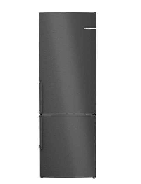 Хладилник Bosch KGN49OXBT SER4; Free-standing fridge-freezer NoFrost, B, 203/70/66.7cm, 440l(311+129), 35dB, VitaFresh XXL <0°C>, Black stainless steel