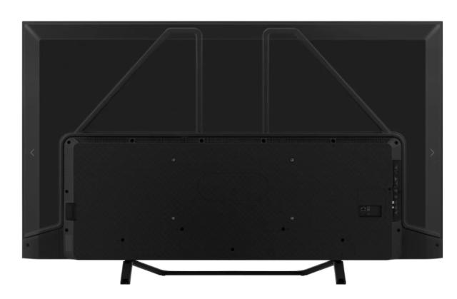 Телевизор Hisense 55" A7GQ, 4K Ultra HD 3840x2160, QLED, FALD,  Quantum Dot, HDR 10+, HLG, Dolby Vision, Dolby Atmos, Smart TV, WiFi 5GHz, WiFi Direct, BT, Anyview Cast,  3xHDMI, 2xUSB, LAN, CI+, DVB-T2/C/S2, Dark Grey