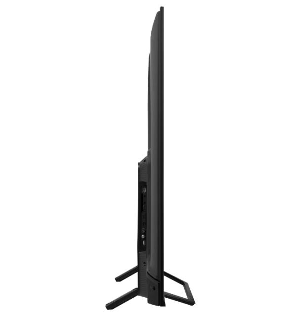Телевизор Hisense 55" A7GQ, 4K Ultra HD 3840x2160, QLED, FALD,  Quantum Dot, HDR 10+, HLG, Dolby Vision, Dolby Atmos, Smart TV, WiFi 5GHz, WiFi Direct, BT, Anyview Cast,  3xHDMI, 2xUSB, LAN, CI+, DVB-T2/C/S2, Dark Grey