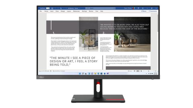 Монитор Lenovo ThinkVision S27i-30, 27.0" (68.58 cm) FHD IPS, 6 ms, 1 300:1, 100Hz, 2xHDMI, VGA