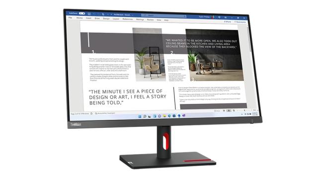 Монитор Lenovo ThinkVision S27i-30, 27.0" (68.58 cm) FHD IPS, 6 ms, 1 300:1, 100Hz, 2xHDMI, VGA