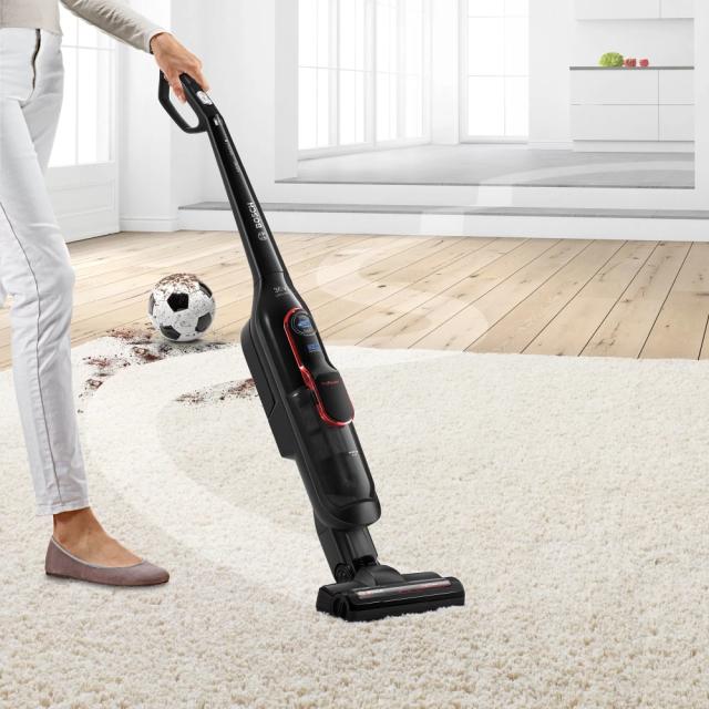 Прахосмукачка Bosch BBH87POW1, Cordless Handstick Vacuum Cleaner, Series 8, Athlet ProPower 36Vmax,  AllFloor HighPower Brush, Black