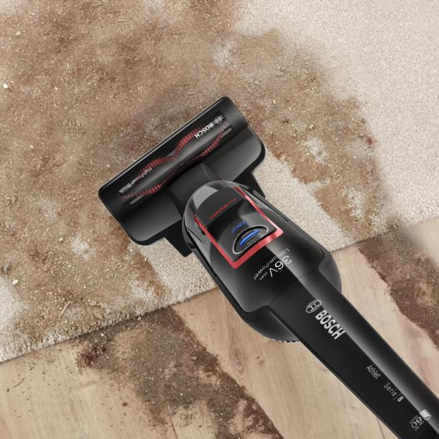 Прахосмукачка Bosch BCH87POW1, Cordless Handstick Vacuum Cleaner, Series 8, Athlet ProPower 36Vmax, AllFloor HighPower Brush, Black