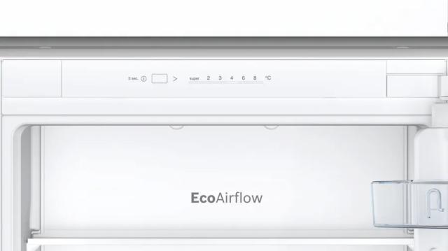 Хладилник Bosch KIV86NSE0 SER2 BI fridge-freezer, LowFrost, E, 177,2 x 54.1 cm, 267l(183+84), 35dB, Eco Airflow, BigBox, sliding hinge