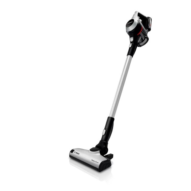 Прахосмукачка Bosch BCS612KA2, Cordless Handstick Vacuum Cleaner, Series 6, Unlimited 18Vmax, AllFloor Power brush, White