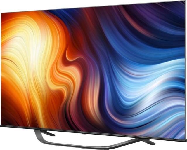 Телевизор Hisense 65" U7HQ, 4K Ultra HD 3840x2160, ULED, FALD, Quantum Dot, 144Hz, IPS, HDR 10+, HLG, Dolby Vision IQ, Dolby Atmos, Smart TV, WiFi 5GHz, WiFi Direct, BT, Anyview Cast, 4xHDMI, 2xUSB, LAN, CI+, DVB-T2/C/S2, Black