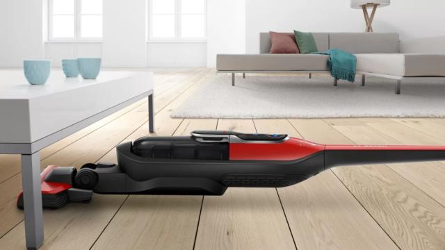 Прахосмукачка Bosch BCH86PET2, Cordless Handstick Vacuum Cleaner, Series 6, Athlet ProAnimal 28Vmax, Red