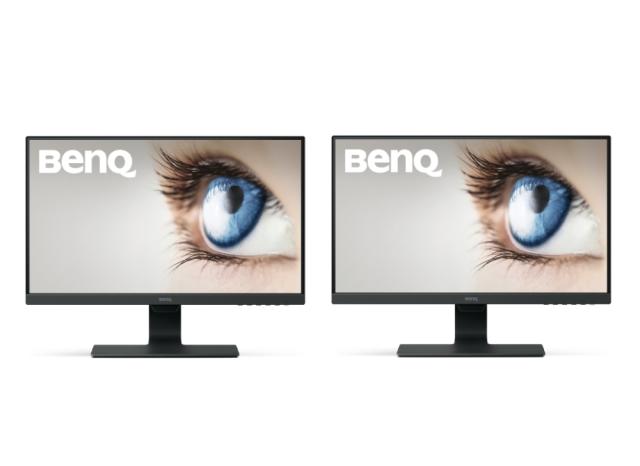 Монитор 2x BenQ GW2480E, 23.8" IPS, 5ms, 1920x1080 FHD, Stylish Eye Care Monitor, Flicker-free, LBL, Brightness Intelligence (B.I.), 1000:1, 20M:1 DCR, 8 bit, 250cd/m2, VGA, HDMI, DP, Speakers, Headphone jack, Line In, Tilt, Vesa, ES7.0, Ultra Slim B