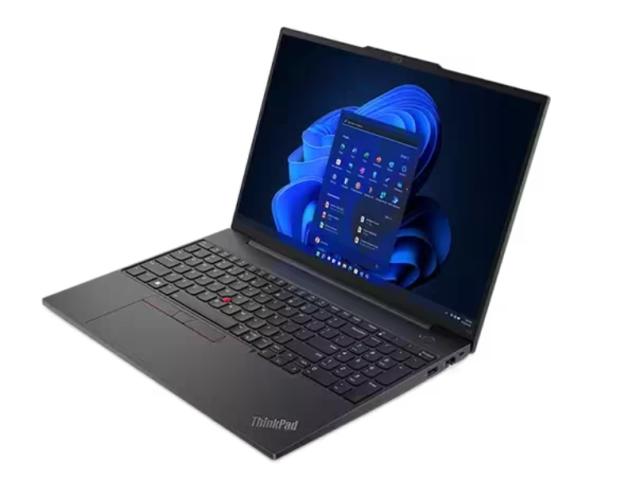 Лаптоп Lenovo ThinkPad E16 G1 Intel Core i7-1355U (up to 5.0GHz, 12MB), 16GB (8+8)DDR4 3200MHz, 512GB SSD, 16" WUXGA (1920x1200) IPS AG, Intel Iris Xe Graphics, FHD&IR Cam, Backlit KB, FPR, WLAN, BT, DOS, 3Y CCI