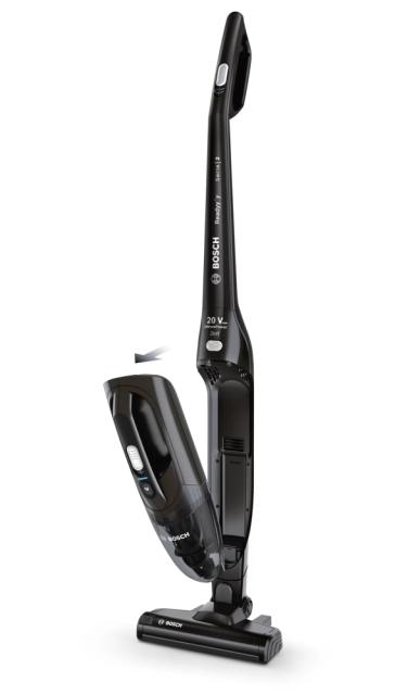 Прахосмукачка Bosch BBHF220, Cordless Handstick Vacuum Cleaner, Series 2, 2 in 1, Readyy'y 20Vmax, Black