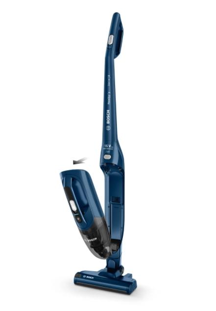 Прахосмукачка Bosch BBHF216, Cordless Handstick Vacuum Cleaner, Series 2, 2 in 1, Readyy'y 16Vmax, Blue