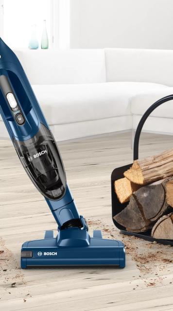 Прахосмукачка Bosch BBHF216, Cordless Handstick Vacuum Cleaner, Series 2, 2 in 1, Readyy'y 16Vmax, Blue