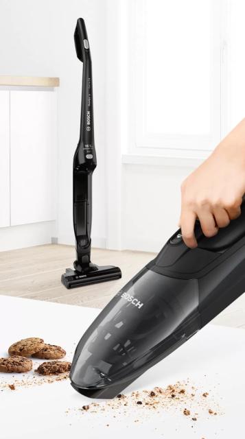 Прахосмукачка Bosch BCHF216B, Cordless Handstick Vacuum Cleaner, Series 2, 2 in 1, Readyy'y 16Vmax, Black