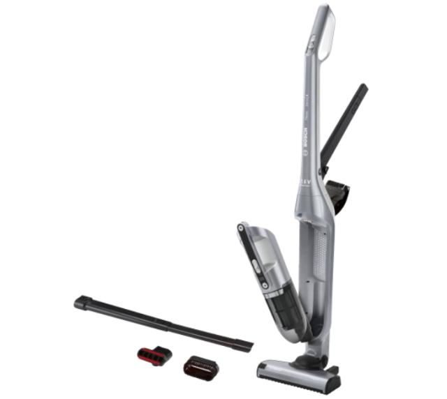 Прахосмукачка Bosch BCH3P210, SER4 Rechargeable vacuum cleaner, 2in1, 21.6 V, Runtime: 50 min, Charging time: 5 h, Silver