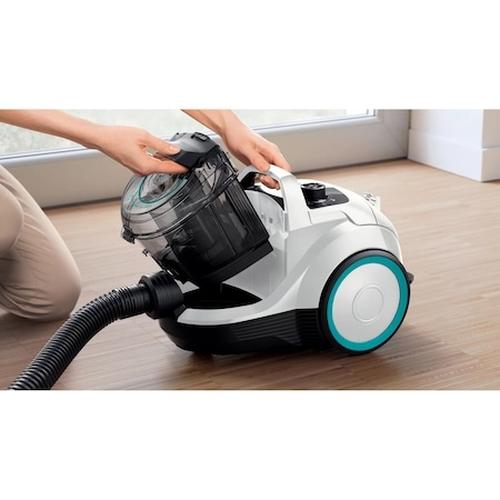 Прахосмукачка Bosch BGC21HYG1, SER4 Bagless vacuum cleaner ProHygienic, 550 W, 2.0 L, 76 dB(A), White