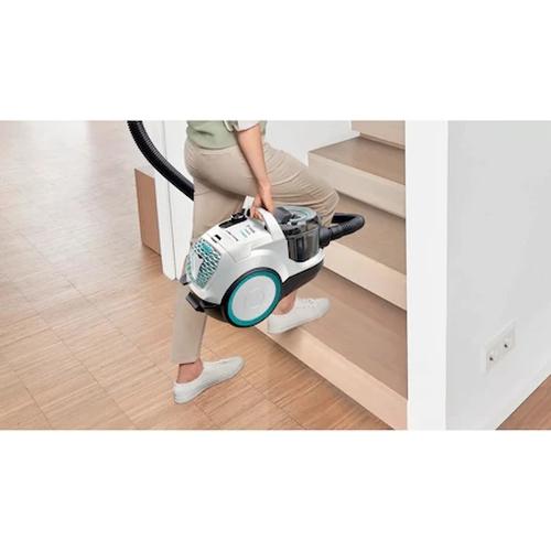 Прахосмукачка Bosch BGC21HYG1, SER4 Bagless vacuum cleaner ProHygienic, 550 W, 2.0 L, 76 dB(A), White