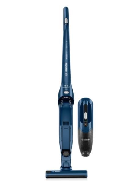 Прахосмукачка Bosch BCHF216S, Cordless Handstick Vacuum Cleaner, Series 2, 2 in 1, Readyy'y 16Vmax, Blue