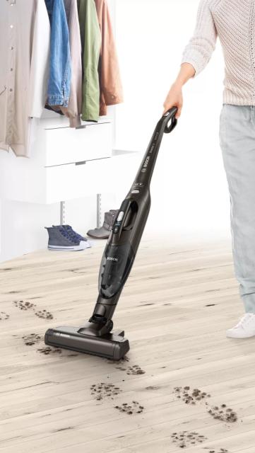 Прахосмукачка Bosch BCHF2MX16, Cordless Handstick Vacuum Cleaner, Series 2,  2 in 1, Readyy'y 16Vmax, Gray