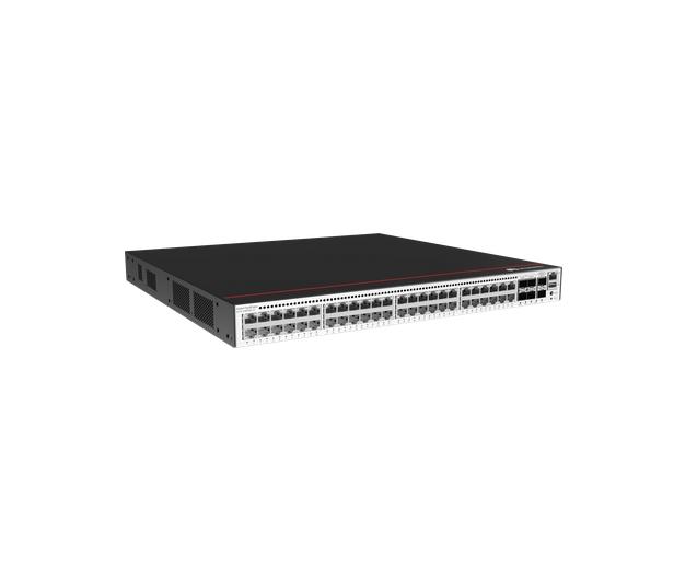 Комутатор Huawei S5735-S48P4XE-V2 (48*10/100/1000BASE-T ports, 4*10GE SFP+ ports, 2*12GE stack ports, PoE+, without power module)