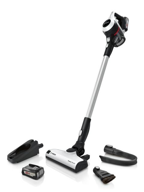 Прахосмукачка Bosch BCS61BAT2, Cordless Handstick Vacuum Cleaner, Series 6, White