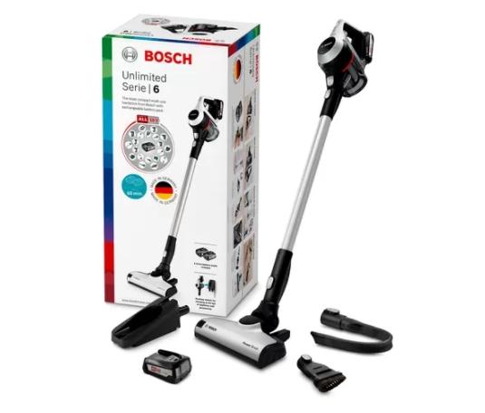 Прахосмукачка Bosch BCS61BAT2, Cordless Handstick Vacuum Cleaner, Series 6, White