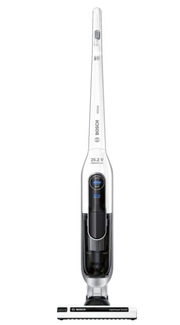 Прахосмукачка Bosch BCH6ATH25, Cordless Handstick Vacuum Cleaner, Athlet 25.2V, AllFloor HighPower brush, White