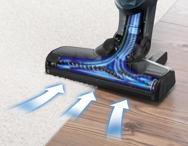 Прахосмукачка Bosch BCH3ALL25, Cordless Handstick Vacuum cleaner, 2 in 1, Flexxo 25.2V, built-in accessories, midnight sapphire metallic