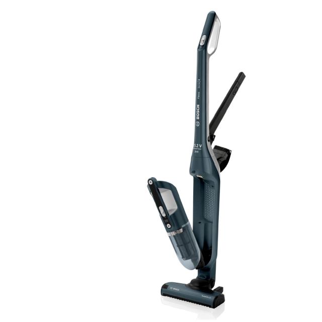 Прахосмукачка Bosch BCH3ALL25, Cordless Handstick Vacuum cleaner, 2 in 1, Flexxo 25.2V, built-in accessories, midnight sapphire metallic