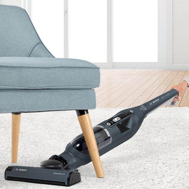 Прахосмукачка Bosch BCH3ALL25, Cordless Handstick Vacuum cleaner, 2 in 1, Flexxo 25.2V, built-in accessories, midnight sapphire metallic
