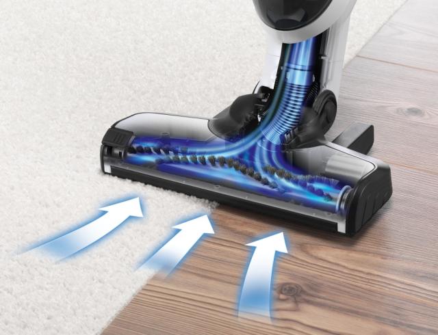 Прахосмукачка Bosch BCH3K255, Wireless Vacuum Cleaner, 2 in 1, with built-in accessories, polar white metallic