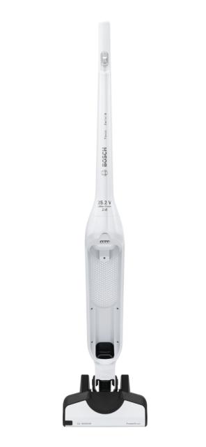 Прахосмукачка Bosch BCH3K255, Wireless Vacuum Cleaner, 2 in 1, with built-in accessories, polar white metallic