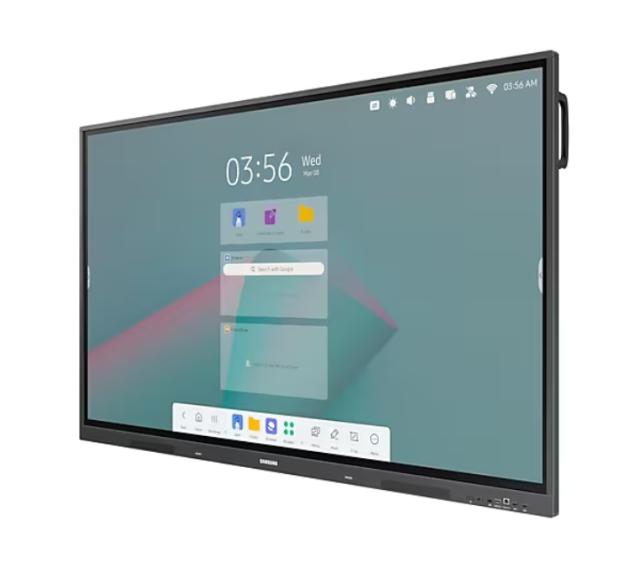 Интерактивен дисплей Samsung Interactive E-Board WM75C 75" Android OS  4K Digital Flipchart TOUCH , Mirroring, Wi-Fi, Black