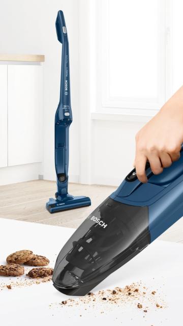 Прахосмукачка Bosch BCHF2MX20, Series 2, Cordless Handstick Vacuum Cleaner, 2 in 1, Readyy'y 20Vmax, Blue