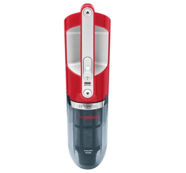 Прахосмукачка Bosch BBH3ZOO25, Wireless Vacuum Cleaner, 2 in 1, with built-in pet accessory, tornado red