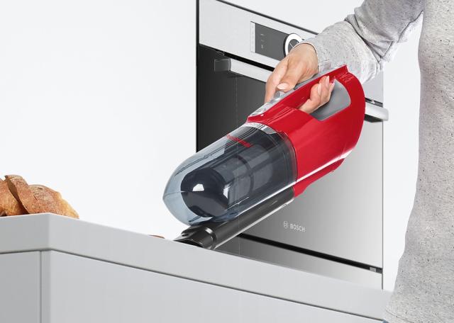 Прахосмукачка Bosch BBH3ZOO25, Wireless Vacuum Cleaner, 2 in 1, with built-in pet accessory, tornado red