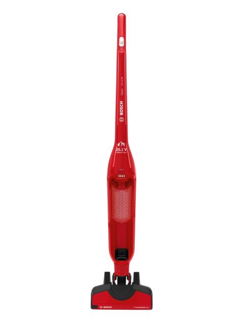 Прахосмукачка Bosch BBH3ZOO25, Wireless Vacuum Cleaner, 2 in 1, with built-in pet accessory, tornado red