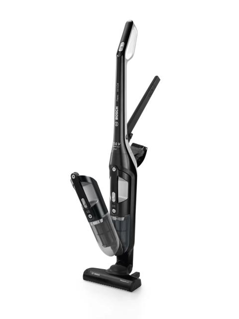 Прахосмукачка Bosch BBH32101, Cordless Handstick Vacuum cleaner 2 in 1 Flexxo, Serie 4, 21.6V, built-in accessories, black