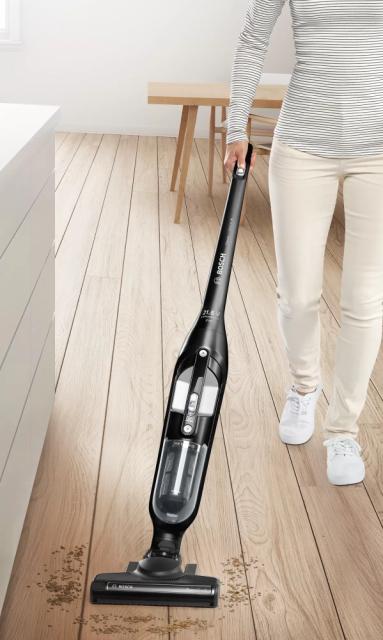 Прахосмукачка Bosch BBH32101, Cordless Handstick Vacuum cleaner 2 in 1 Flexxo, Serie 4, 21.6V, built-in accessories, black