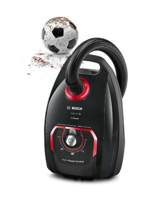 Прахосмукачка Bosch BGL8POW2, Vacuum Cleaner, ProPower, Turbo brush, PowerProtect Dustbag, 4l, 79 dB, Series 8, black
