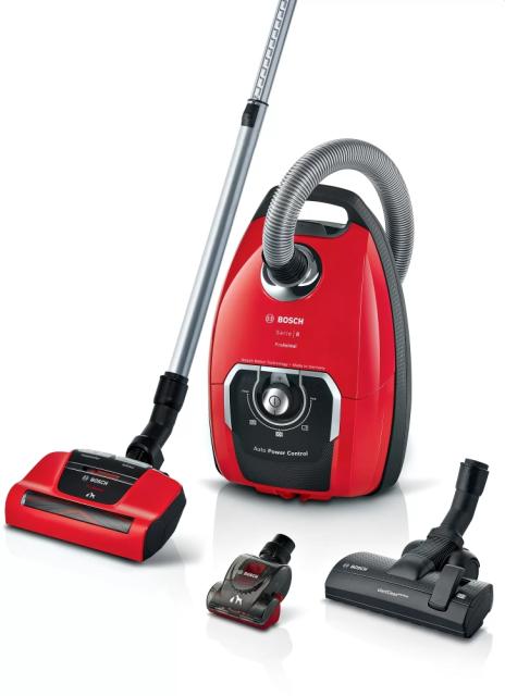 Прахосмукачка Bosch BGL8PET2 Series 8, Vacuum cleaner with bag, 5l, ProAnimal, Red