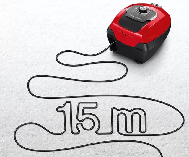 Прахосмукачка Bosch BGL8PET2 Series 8, Vacuum cleaner with bag, 5l, ProAnimal, Red