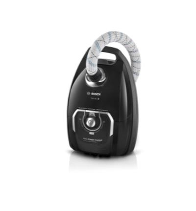 Прахосмукачка Bosch BGL8X329 Series 8, Vacuum cleaner with bag, 5l, Sturdy textile hose, Black