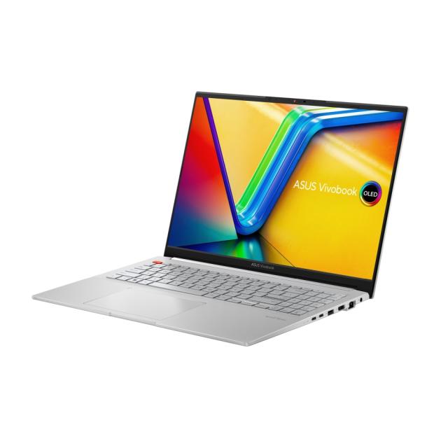 Лаптоп Asus Vivobook Pro OLED, K6602VV-OLED-MX931X,INTEL I9-13900H, 16" 3.2K (3200 x 2000) OLED 16:10 aspect ratio DDR5 16GB (8 GB on BD),1TBPCIEG3 SSD, RTX 4060 8GB, Windows 11 Pro, Cool Silver