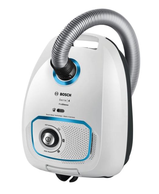 Прахосмукачка Bosch BGLS4SIL1, Vacuum Cleaner, ProSilence,  PowerProtect Dustbag, 4l, 66 dB,  white