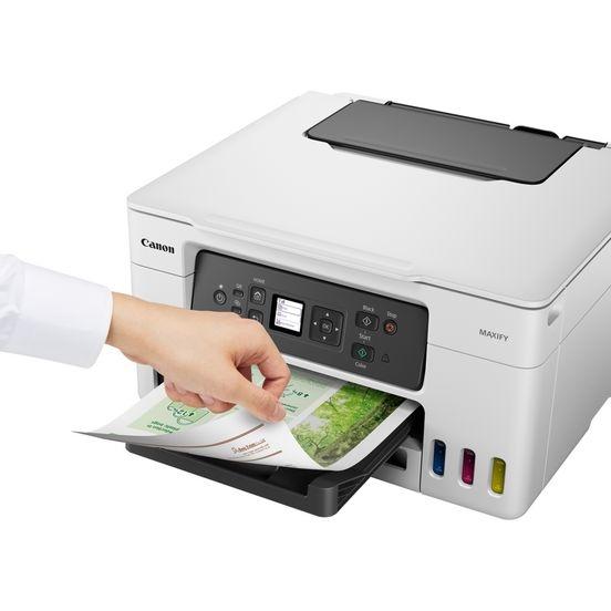 Мастилоструйно многофункционално устройство Canon MAXIFY GX3040 All-In-One, White&Black + Canon Red Label Superior - 80 gr/m2, A4, 2500 sheets