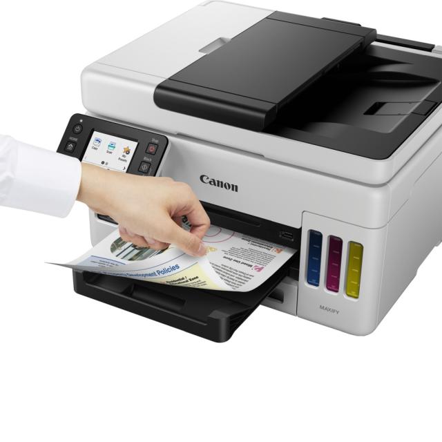 Мастилоструйно многофункционално устройство Canon MAXIFY GX6040 All-In-One, Black&White + Canon Red Label Superior - 80 gr/m2, A4, 2500 sheets