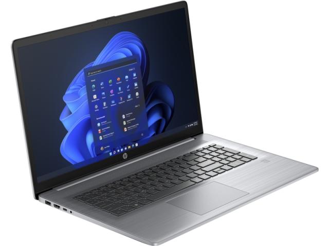 Лаптоп HP 470 G10 Asteroid Silver, Core i5-1335U(up to 4.6GHz/12MB/10C), 17.3" FHD IPS AG 300nits, 16GB 3200Mhz 1DIMM, 512GB PCIe SSD, WiFi 6 + BT 5.3, Backlit Kbd, 3C Batt, Free DOS