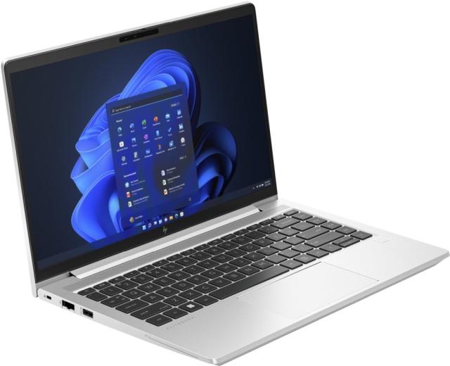 Лаптоп HP EliteBook 640 G10 Pike Silver, Core i5-1335U(up to 4.6GHz/12MB/10C), 14" FHD IPS AG, 16GB 3200Mhz 1DIMM, 512GB PCIe NVMe SSD, WiFi 6E + BT 5.3, FPR, Smart Card Reader, Intel XMM 7560 R+ LTE, Backlit Kbd, 3C Batt, Win 11 Pro, 3Y NBD On Site