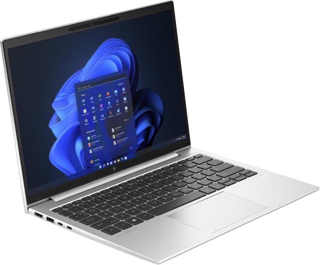 Лаптоп HP EliteBook 830 G10, Core i7-1355U(up to 5GHz/12MB/10C), 13.3" IPS AG 400nits, 32GB 6400Mhz On board, 1TB PCIe SED OPAL2, WiFi 6E + BT 5.3, Backlit Kbd, FPR, NFC, Smart Card Reader, 3C Batt, Win 11 Pro, 3Y NBD On Site